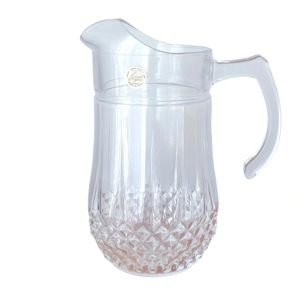 Cristal d’Arques Longchamp Pitcher 24% Lead Crystal Vintage 1.4 Liter